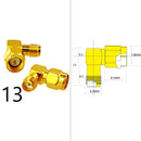 DexMRtiC SMA Male / Female RF Coax Adapter Connector Straight Right Angle T Type Splitter Goldplated NEW Wholesale