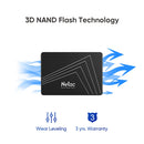 Netac SSD 1tb 240 gb SSD SATA 120gb 480gb ssd 128gb 256gb 512gb 2tb 360gb hdd Hard Drive Internal Solid State Disk for Laptop pc