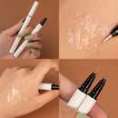 Liquid Eyeliner Lying Silkworm Pen Matte Shadow Long-lasting Waterproof Quick-dry Tea Brown Pen Glitter Eye Makeup Beauty Tools