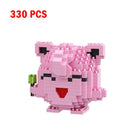 Pokemon Small Building Pokemon Blocks Small Cartoon Picachu Animal Model Education Game Graphics Pokemon Toys For Kids Birthday