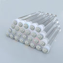 50pcs Reusable Eyelash Brush Tube Eye Lash Brush Eyebrow Brush Resin Drill Replaceable Mascara Wand Brushes Dust-proof