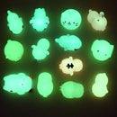 10/50PCS Mini Squishy Toys Mochi Squishies Kawaii Animal Pattern Stress Relief Squeeze Toy For Kids Boys Girls Birthday Gifts