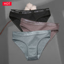 FINETOO 3Pcs/Set Colorful Stripes Panties Women&