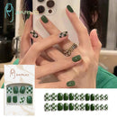Fake Nails Art Nail Tips Press on False with Designs Set Full Cover Artificial Short Packaging Kiss Display Clear Tipsy Stick