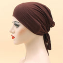 Modal New Soft Under Cap Inner Hijab Cap Stretchy Muslim Women Bandage Underscarf Bonnet Islamic Turban Headband Adjustable