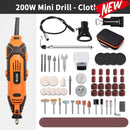 HILDA Electric Drill Grinder Engraver Pen Grinder Mini Drill Electric Rotary Tool Grinding Machine Accessories