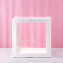 Baby Shower Box Custom Alphabet Name Transparent Balloon Box Birthday Party Decoration Kids DIY Wedding Baby Shower Suppiles