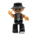 Big Size Action Figures City Princess Policemen Family Building Block Doll Character Accessory Toys Assembly Children Kids Gift