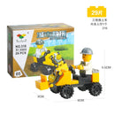 Mini Transportation tank plane Car Educational Assembled Models Building Blocks Compatible small Bricks toys for children