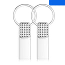 Metal USB Flash Drive Rotation Pen Drive 32GB 64GB 128GB Real Capacity Pendrive USB Memory Stick with Key Chain pendrive 128gb