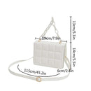 Honeycherry Geo Embossed Flap Crossbody Bag Mini Handbags For Women Purses Mini Crossbody Bag
