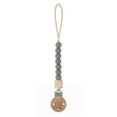 Pacifier Clips Chain Silicone Beads BPA Free DIY Dummy Clip Holder Soother Chains Baby Teething Toys Chew Gifts