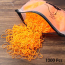 1000PCS Disposable Rubber Band Hairband For Children Ponytail Hairs Ties Colourful Elastic Hair Bands Baby Hair Accessories
