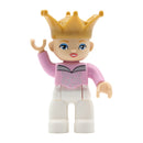Big Size Action Figures City Princess Policemen Family Building Block Doll Character Accessory Toys Assembly Children Kids Gift
