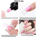Acrylic Nail Clip Transparent Gel Quick Building Nail Tips Clips Fingernail Extension UV Clamps Manicure Art Builder Tools Set