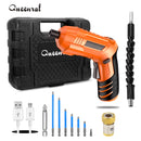 Electric Screwdriver Battery Rechargeable Cordless Screwdriver Powerful Impact Wireless Screwdriver Drill Electric Screw Driver