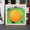 11X11CM Kids Wooden Puzzle Toy Vehicle Animal Jigsaw Cartoon Animal Traffic Tangram Toys Educational Toys Puzzles for Kids Gifts