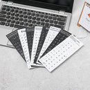 Keyboard Stickers Alphabet Layout English Russian Spanish Deutsch Arabic Laptop Desktop Tool Wear-resistant Non-slip Stickers