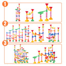 142 Pcs Marble Run Building Blocks Marbles Slide Toys For Children DIY Creativity Constructor Educational Toys Children Gift