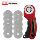LeatherCraft 45mm Rotary Cutter Leather Cutting Tool Patchwork Sewing Quilting Fabric Cutter Circular Blade DIY For Leather Tool