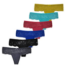 5 PCS/Set Sexy Lace Thong Women Low Waist Panties Transparent Underwear Ladies Lingere Panty Underware Womens G String 87169