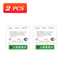 Wifi Smart Light Switch 16A Mini 2-way Control Timer Switch Smart Home DIY Breaker Work With Tuya Alexa Yandex Alice Google Home