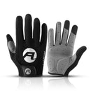 Summer Bicycle Full Finger Cycling Bike Gloves Absorbing Sweat for Men and Women Bicycle Riding Outdoor Sports Protector