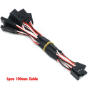 5pcs/lot 100/150/200/300/500mm RC Servo Y Extension Cord Cable Lead Wire For RC Servo JR Futaba RC Airplane Helicopter Car DIY