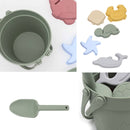 Children Summer Toys with Cute Animal Model Ins Seaside Beach Toys Rubber Dune Sand Mold Tools Sets Baby Bath Toy Kids Swim Toy