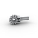 MOC Gear Series Gear Rotating Platform Gear Rack and Gear Differential High-tech Parts Small Particles Building Blocks Toys