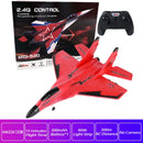 Rc Plane SU 57 Radio Controlled Airplane with Light Fixed Wing Hand Throwing Foam Electric Remote Control Plane toys for kids