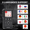 KINGBOLEN YA200 OBD2 Scanner Professional Auto Engine System Diagnostic Tool Lifetime Free Automotive DTC Lookup Code Reader