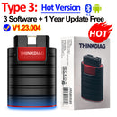2023 THINKCAR Thinkdiag Old Version Full System all car 16 Reset Service 1 Year Free OBD2 Diagnostic Tool Active Test ECU Coding