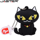 JASTER New Cute Cartoon USB 2.0 Flash Drive 64GB 32G Penguin U Disk 16GB Pen Drives 8G pendrive 4GB Gifts Key Chain Memory Stick