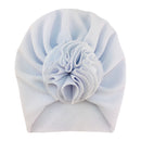 Cute Flower Baby Hat Toddler Turban Infant Head wraps Kids Bonnet Newborn Toddler Beanie Cap for 0-18m