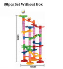 142 Pcs Marble Run Building Blocks Marbles Slide Toys For Children DIY Creativity Constructor Educational Toys Children Gift