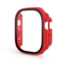 Glass+Case For Apple Watch Ultra 49mm band smartwatch PC Bumper+Screen Protector Tempered Cover iwatch series Ultra Accessories
