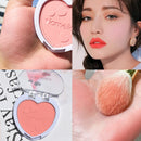 New 6 Colors Blush Makeup Palette Mineral Powder Red Rouge Lasting Natural Cream Cheek Tint Orange Peach Pink Blush Cosmetic