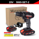 Cordless Screwdriver Electric Screwdriver Cordless Drill Power Tools Handheld Drill Lithium Battery Charging Drill + Battery
