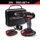 Cordless Screwdriver Electric Screwdriver Cordless Drill Power Tools Handheld Drill Lithium Battery Charging Drill + Battery