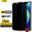 2PCS Privacy Protective Glass For iPhone 11 12 13 Pro Max XR Anti Spy Tempered Glass For iPhone 14 Pro Max Screen Protector Film