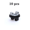 MOC Gear Series Gear Rotating Platform Gear Rack and Gear Differential High-tech Parts Small Particles Building Blocks Toys