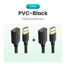 UGREEN USB Extension Cable USB 3.0 Cable for Smart Laptop PC TV Xbox One SSD USB 3.0 2.0 Extender Cord Mini Fast Speed Cable