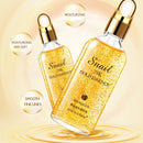 50ml 100ml 24K Gold Face Serum Brightening Skin Tone Hyaluronic Acid Moisturizing Essence Anti wrinkle Whiten Gold Skin Care