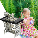 1/12 Ratio Ingenious Dollhouse Retro Sewing Machine Novelty Miniature Sewing Machine Lightweight for Home
