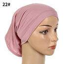 Ramadan Undercap Head Cover for Jewish Instant Jersey Bonnet Hijab Turbans for Women Muslim Fashion Inner Cap Turbante Capelli