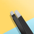 Stainless Steel Eyebrow Tweezers Black Flat Hairs Puller Beauty Makeup Tool пинцет для ресниц pince a epiler пинцет для бровей