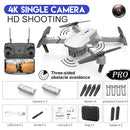 2022 New LSRC Quadcopter E88-525 Pro WIFI FPV Drone With Wide Angle HD 4K Camera Height Hold Avoidance RC Foldable Dron Gift Toy