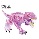 Jurassic Dinosaurs Building Blocks Indominus Rex DIY Tyrannosaurus Action Figure Models Children Toys Animals Gifts