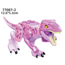 Jurassic Dinosaurs Building Blocks Indominus Rex DIY Tyrannosaurus Action Figure Models Children Toys Animals Gifts